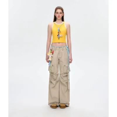 13DE MARZO Maximalist Pendant Tank Yellow - Image 3