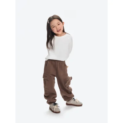 13DE MARZO BabyBear Cargo Pants Brown - Image 3