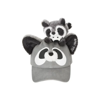 13DE MARZO Raccoon BabyBear Cap Grey