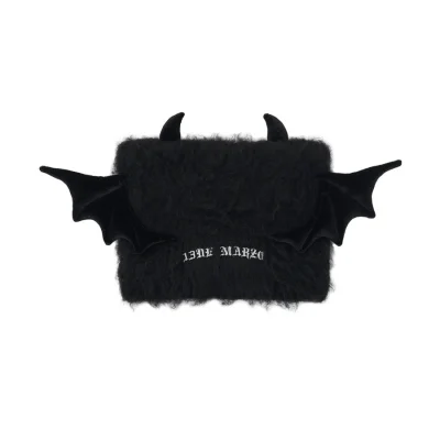 13DE MARZO Angel Devil Beanie Black - Image 5