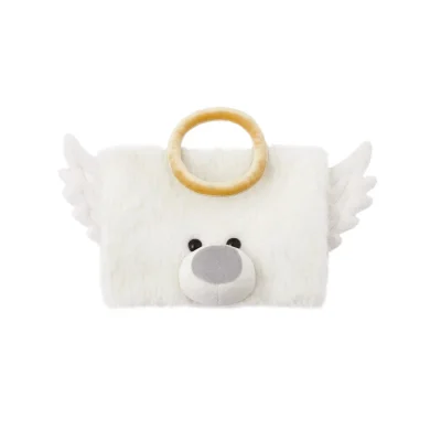 13DE MARZO Angel Devil Beanie White