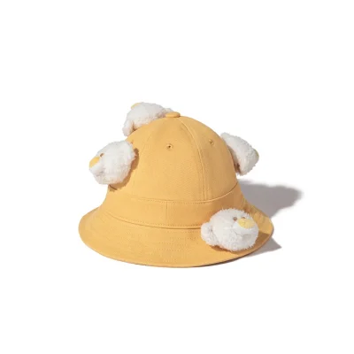 13DE MARZO BabyBear Arch Bucket Hat Yellow - Image 5