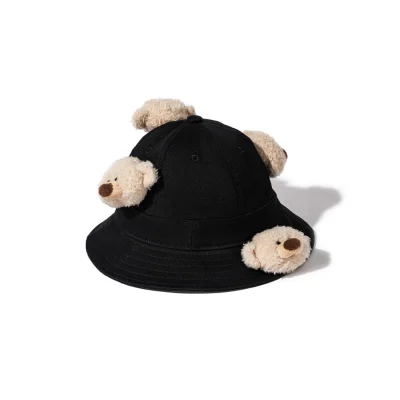 13DE MARZO BabyBear Arch Bucket Hat Black - Image 5