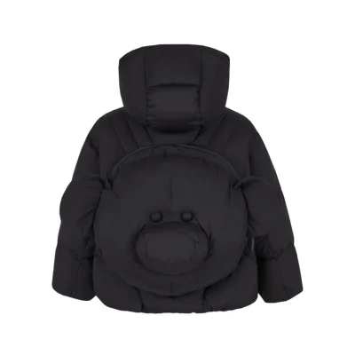 13DE MARZO Babybear Bag Down Jacket Black - Image 5