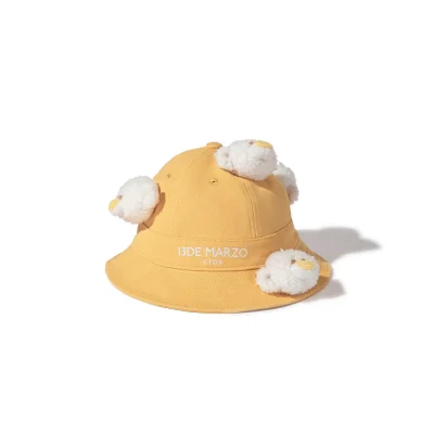 13DE MARZO BabyBear Arch Bucket Hat Yellow