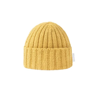 13DE MARZO Embroidered Plush Beanie Yellow - Image 6