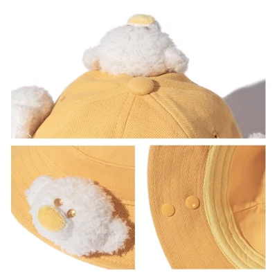 13DE MARZO BabyBear Arch Bucket Hat Yellow - Image 6