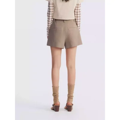 REVAN Tailored Suit Shorts Khaki - Image 7