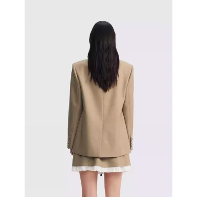REVAN Vintage-Inspired Blazer Khaki - Image 4