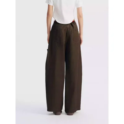 REVAN Red Belt Cargo Pants Army Green - Image 6