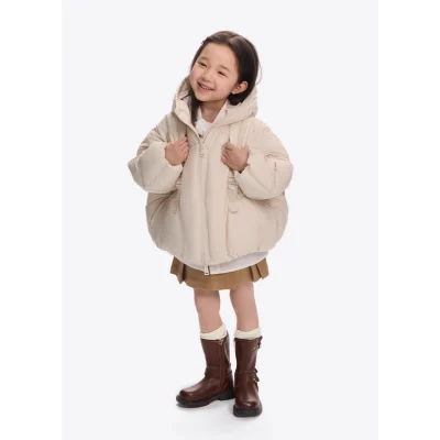 13DE MARZO Babybear Bag Down Jacket Beige - Image 6