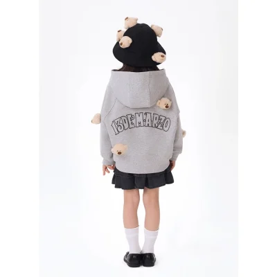 13DE MARZO BabyBear Arch Bucket Hat Black - Image 4
