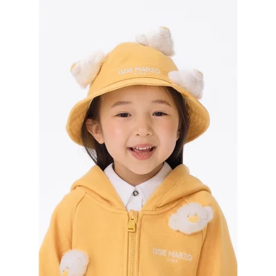 13DE MARZO BabyBear Arch Bucket Hat Yellow