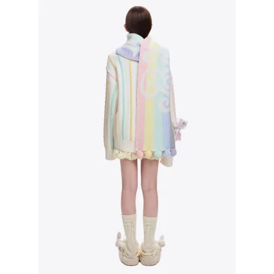 13DE MARZO Unicorn Bear Scarf Rainbow - Image 4