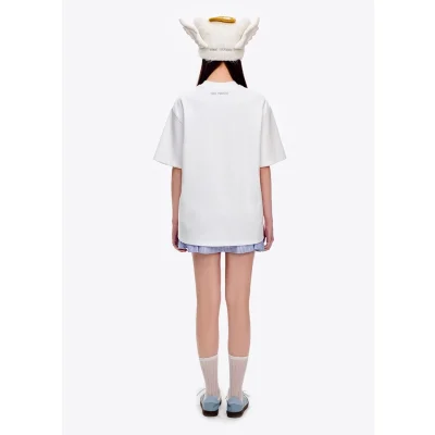 13DE MARZO Angel Devil Beanie White - Image 5