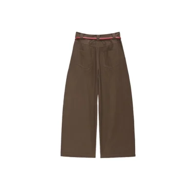 REVAN Red Belt Cargo Pants Army Green - Image 7