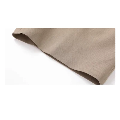 REVAN Tailored Suit Shorts Khaki - Image 12