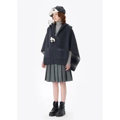 Harry Potter × 13DE MARZO Wizard & Muggle Cape Black - Image 4