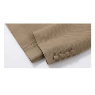 REVAN Vintage-Inspired Blazer Khaki - Image 9
