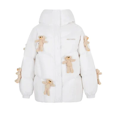 13DE MARZO Doozoo Full Down Jacket White
