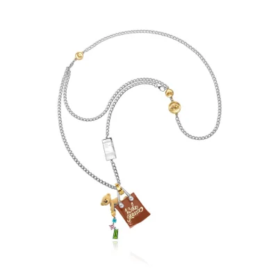 13DE MARZO Bear Totebag Body Chain Silver - Image 6