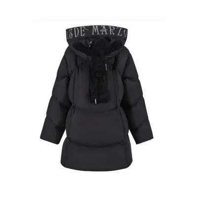 13DE MARZO Bear Puffer Down Jacket Black - Image 6