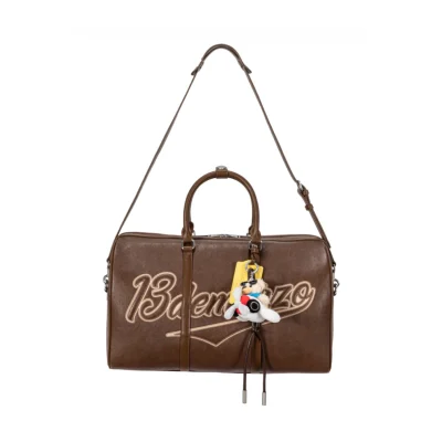13DE MARZO Pilot Bear Travel Bag Smal Brown