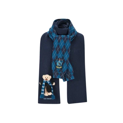 Harry Potter × 13DE MARZO Hogwarts Four Houses Bear Scarf - Image 7