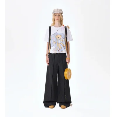 13DE MARZO Tailor Bear Ruler Overall Dark Grey