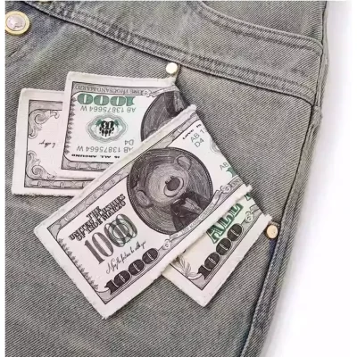 13DE MARZO Bear Cash Jeans Blue - Image 7