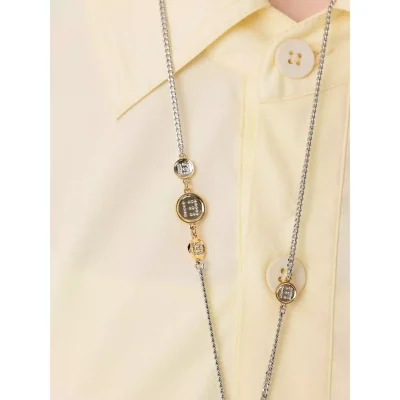 13DE MARZO Bear Totebag Necklace Silver - Image 3