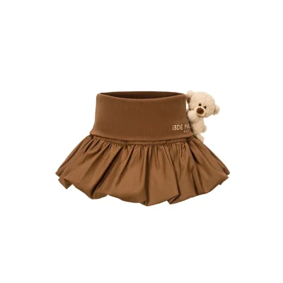 13DE MARZO BabyBear Upper Bud Skirt Brown