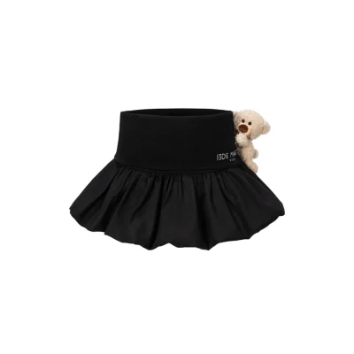 13DE MARZO BabyBear Upper Bud Skirt Black