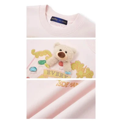 Harry Potter × 13DE MARZO Honeydukes Snack T-shirt Pink - Image 5