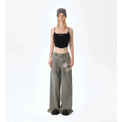 13DE MARZO Bear Cash Jeans Blue - Image 3