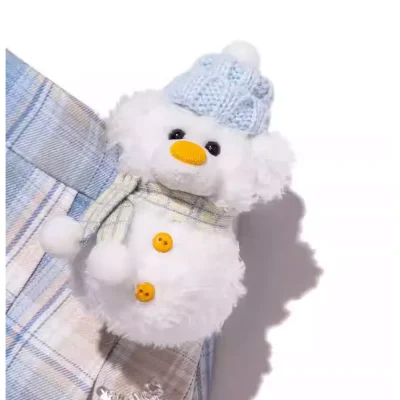 13DE MARZO Snow BabyBear Plaid Skirt Blue - Image 7