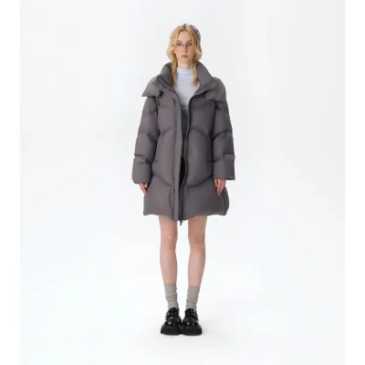 13DE MARZO Bear Puffer Down Jacket Grey