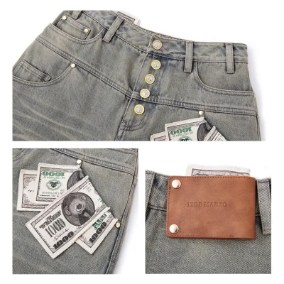 13DE MARZO Bear Cash Jeans Blue - Image 8