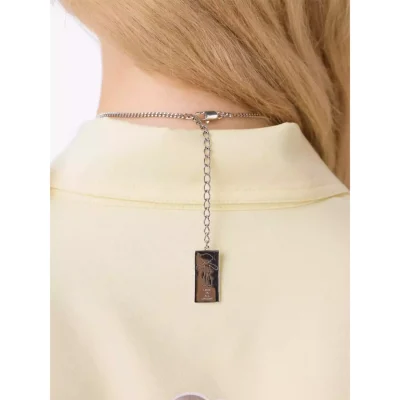 13DE MARZO Bear Totebag Necklace Silver - Image 4