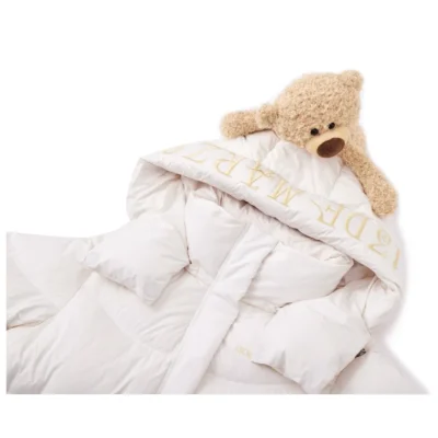 13DE MARZO Bear Puffer Down Jacket Beige - Image 7