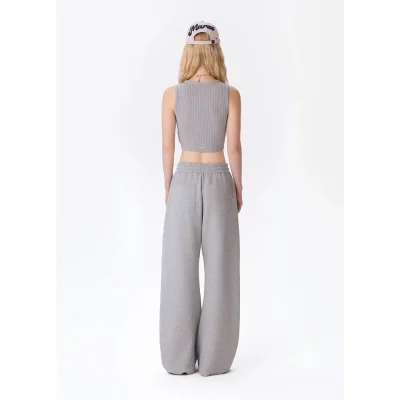 13DE MARZO Casual Bear Blade Sweatpants Grey - Image 5