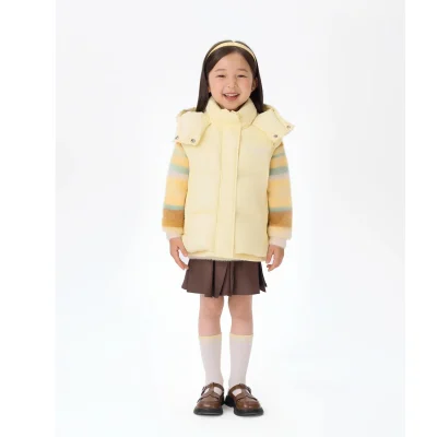 13DE MARZO BabyBear Detachable Down Jacket Yellow