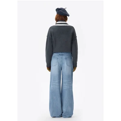 Harry Potter × 13DE MARZO Quidditch Bear Jeans Blue - Image 5