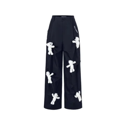 13DE MARZO Doozoo Casual Cargo Pants Black