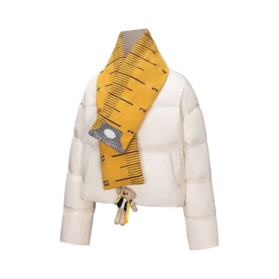13DE MARZO Tailor Bear Ruler Down Jacket Beige