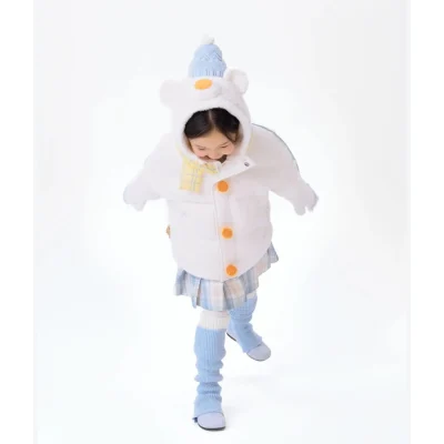 13DE MARZO Snow BabyBear Down Jacket White