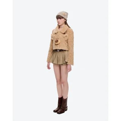 13DE MARZO Doozoo Slouchy Beanie Almond