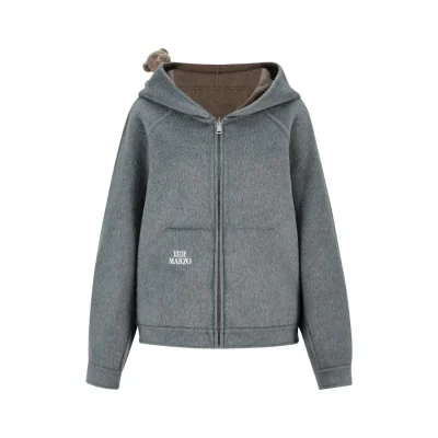 13DE MARZO Bear Doudle Fleece Coat