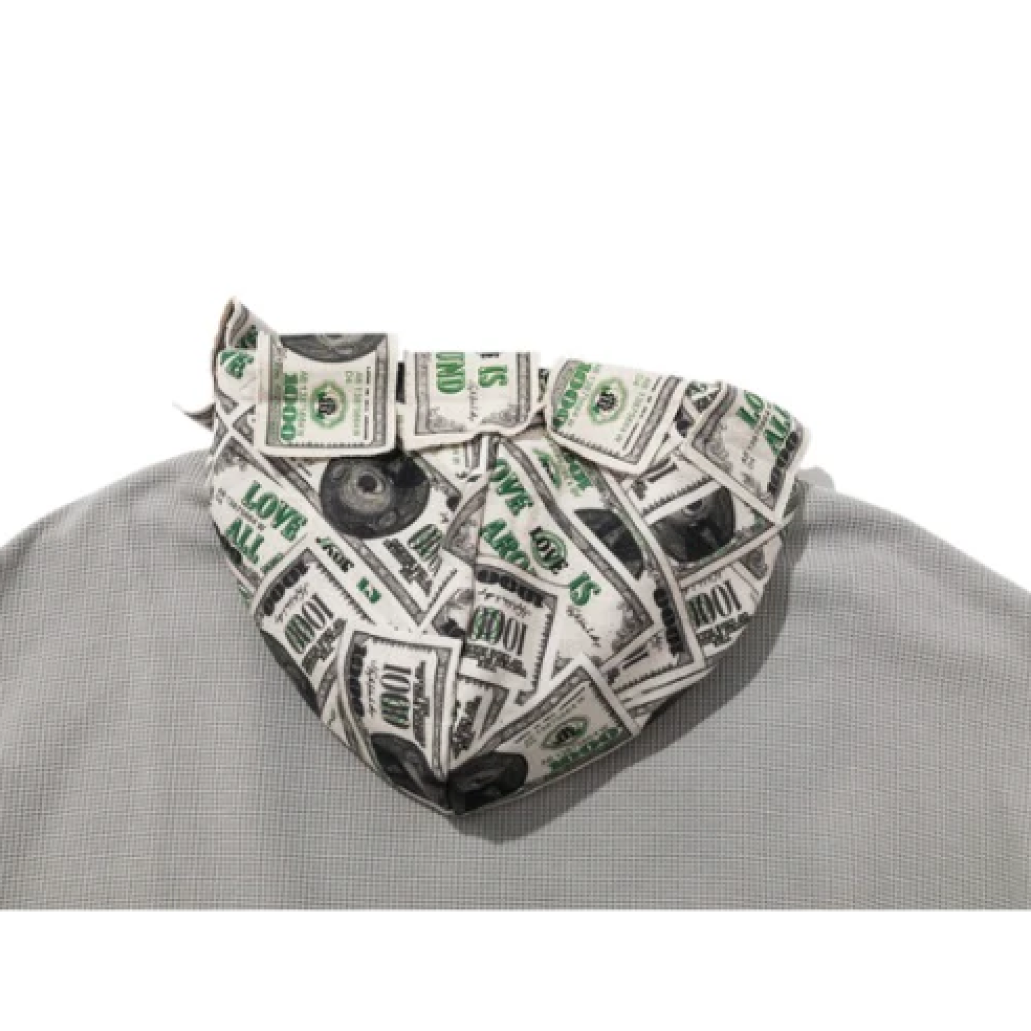 13DE MARZO Bear Cash Zipper Hoodie Grey - Image 7