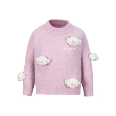 13DE MARZO BabyBear Full Sweater Pink